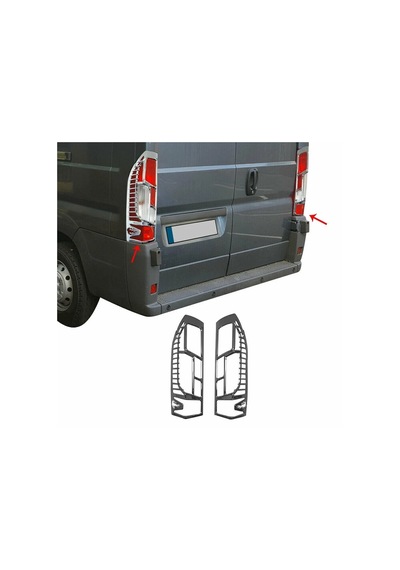 Fiat Ducato Uyumlu Stop Çerçevesi Abs 2 Parça 2014 Üzeri