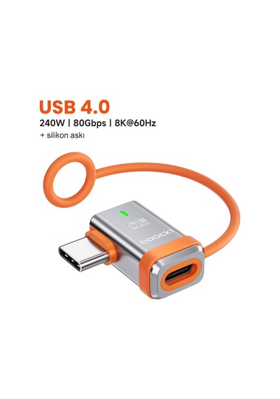 240w Usb 4.0 Tam Fonksiyonlu Adaptör 80gbps Yüksek Hızlı Veri Aktarımı 16k/8k 60hz Görüntü Desteği 86969868