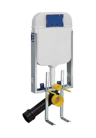 Creavit GR5001 Asma Klozet Uyumlu 3-6 Litre Metal Ayaklı Gömme Rezervuar Beyaz