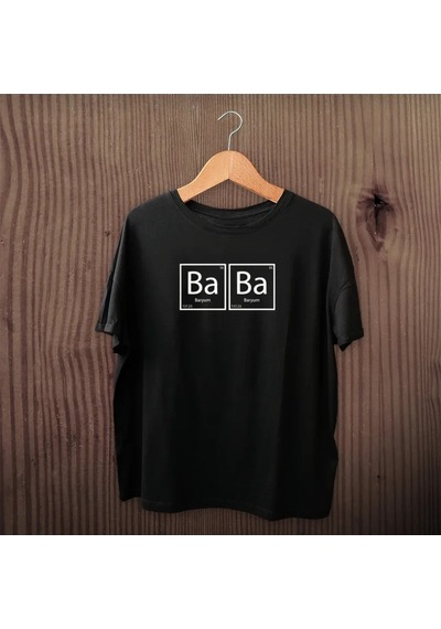 Defymoda Babalar Günü Hediye Baba Temalı Baskılı Oversize Bisiklet Yaka T-shirt - Siyah Defymoda Babalar Günü Hediye Baba Temalı Baskılı Oversize Bisiklet Yaka T-shirt - Siyah