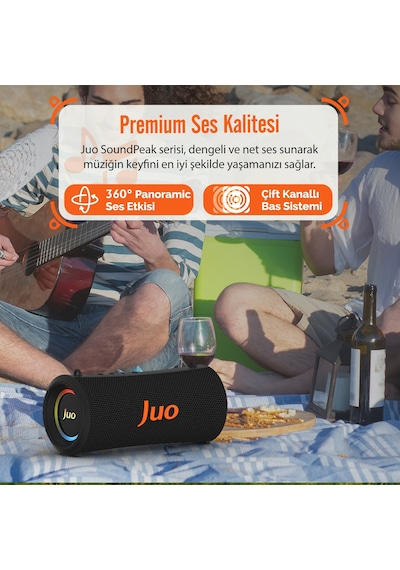Juo Soundpeak Force 60w Rgb Bluetooth Hoparlör Kablosuz Taşınabilir Speaker