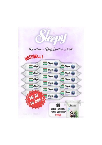 Sleepy Mountain Dağ Esintisi Islak Havlusu 16 Al 14 Öde Ve Rosıe Tekli