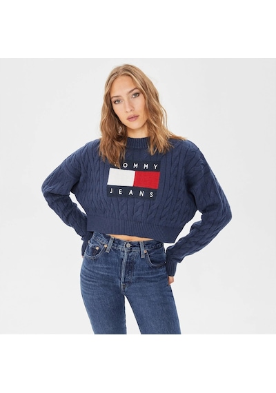 Tommy Hilfiger Tommy Hılfıger Kadın Kazak Dw0dw14261-c87 Dw0dw14261-c87 Lacivert