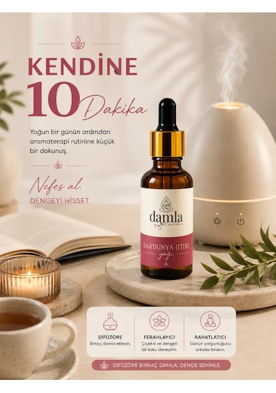 Biodamla Natural Sardunya Itr Yağı 10 Ml