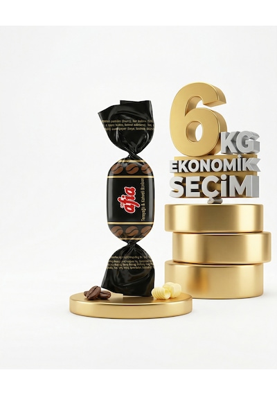 Afia Tereyağlı Ve Kahveli Şeker 6x1 Kg