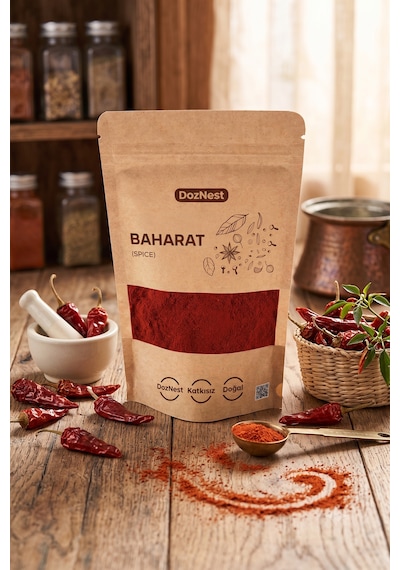 Doznest Kırmızı Tatlı Toz Biber 500 Gr