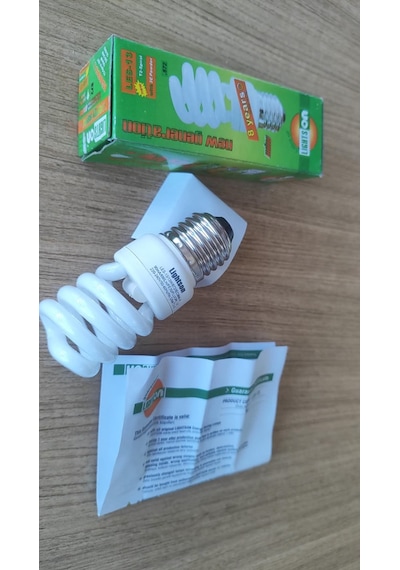 Lightson 13w 75w Dengi E27 Spiral Tasarruflu Ampul Les-13 Beyaz Işık