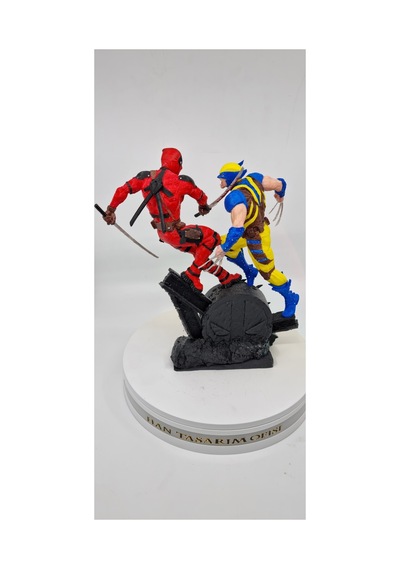 Deadpool Wolverine 2li Figür