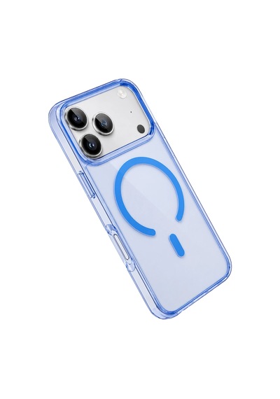 İphone 18 Pro Pc Real Magsafe Kapak - Sierra Blue Çok Renkli