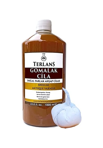 Ahşap Cilası Gomalak 1000 Ml Shellac Sürme Topu