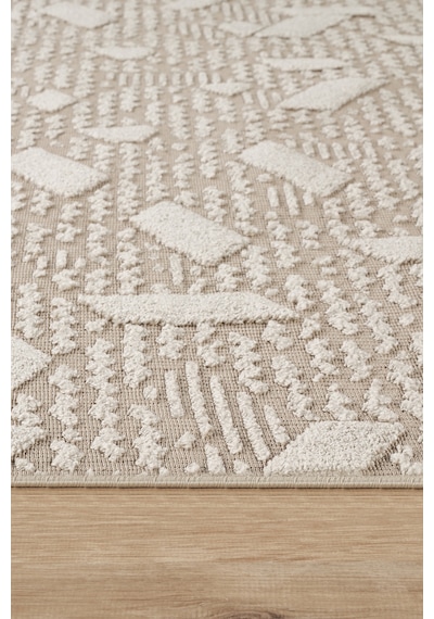 Kaşmir Halı 7/24 İskandinav Sten 200x290 Cm Bej
