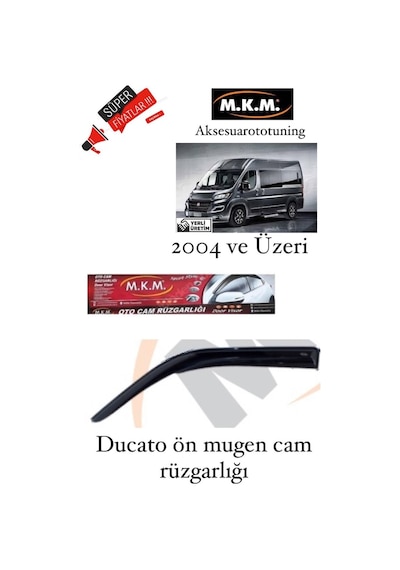 Fiat Ducato 2004 Ve Üzeri Ön Mugen Cam Ruzgarlıgı