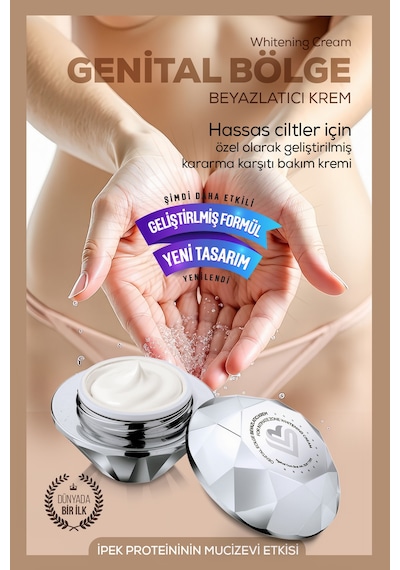 Ecc Health Genital Bölge Beyazlatıcı İntim Krem 50 ML
