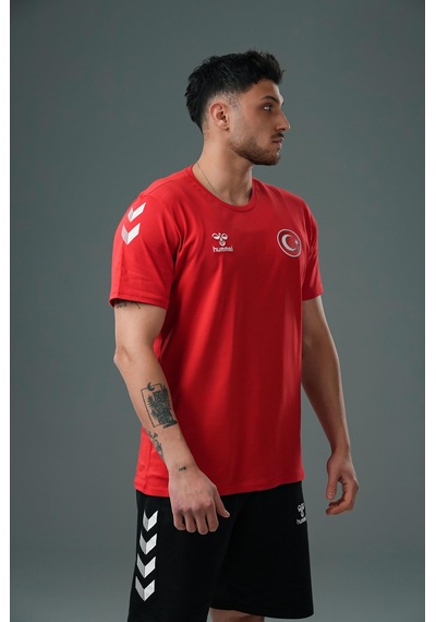 Hummel Armin Milli Takım Antrenman Tişört Kırmızı