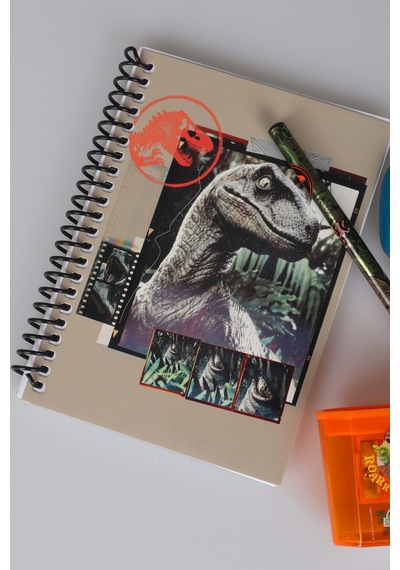 X Dekomus Lisanslı Jurassic World A6 Bloknot,kurşun Kalem,silgi Ve Kalemtraş Seti Diğer