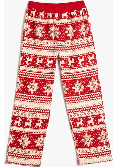 Koton Yılbaşı Temalı Pijama Altı Düz Paça Beli Lastikli Bordo 4wlk50009mw 4WLK50009MW459 Bordo Koton Yılbaşı Temalı Pijama Altı Düz Paça Beli Lastikli Bordo 4wlk50009mw 4WLK50009MW459 Bordo