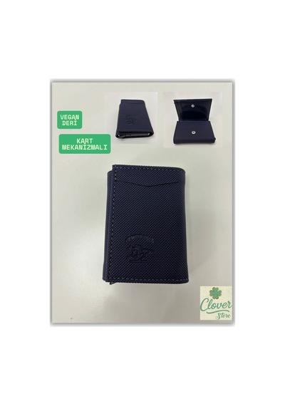 Store Erkek Cüzdan Kart Mekanizmalı Şık Ve Spor Cüzdan Lacivert