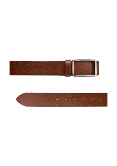 Rich Smith Hakiki Deri Kemer Erkek Spor Taba İğne Toka 4 CM / Rs1016 Si Taba