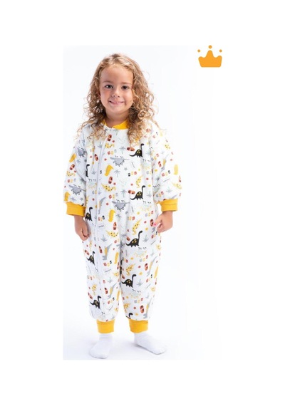 Babyhola 2-9 Yaş Kalın Elyaf Dolgulu 2.5 Tog Premium Kalite Çocuk Uyku Tulumu 23504 Sarı