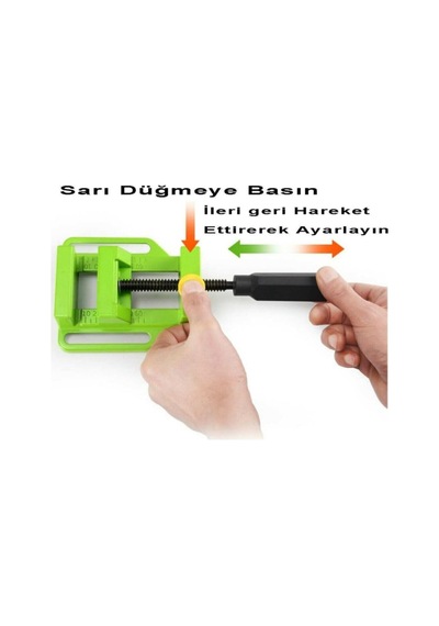 Kalıpcı Delme Zımparalama Için Düz Çeneli Masa Tezgah Matkap Mengenesi
