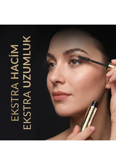 Volume Ultra Black Lash Magnifier Maskara 13 Ml Panoramik Yelpaze Etkili, Kömür Karası Suya Dayanıklı Maskara 000 Black