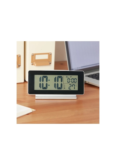 Ikea Fılmıs Masa Saati 16.5 X 4 X 9 Cm Siyah - Gri