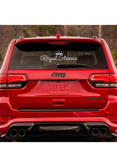 Royal Stance Taçlı Oto Sticker