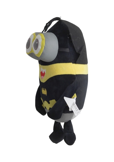 Despicable Me Minions Çılgın Hırsızlar Batman Versiyon Peluş Oyuncak Uyku & Oyun Arkadaşı 30 Cm. Siyah