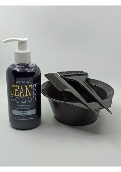 Jean's Color Blue 250 ml. + Boya Seti
