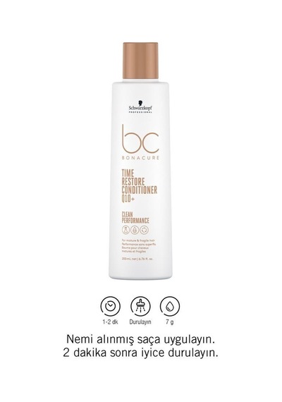 Bonacure Q10+ Time Restore Olgun Ve Kırılgan Saçlar İçin Saç Kremi 250 ML