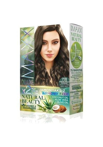 Natural Beauty Amonyaksız Saç Boyası 7.11 Yoğun Küllü Kumral