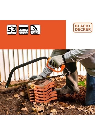 Black&decker Bxgtto7032 Bahçe Tipi Yay Testere 21 İnç