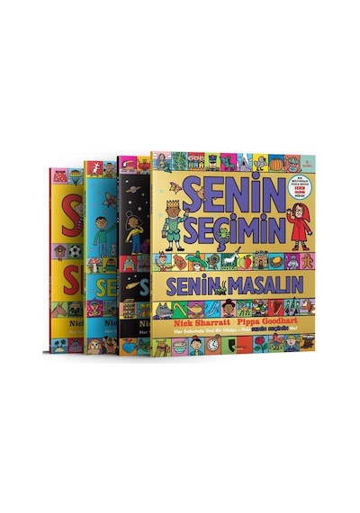 Senin Seçimin Seti - 4 Kitap Takım - Nick Sharratt - Domingo Yayınevi