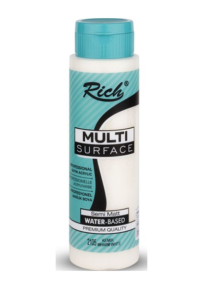 Rich Akrilik Boya Multi Surface 500 Cc Kemik 500-2105 Çok Renkli