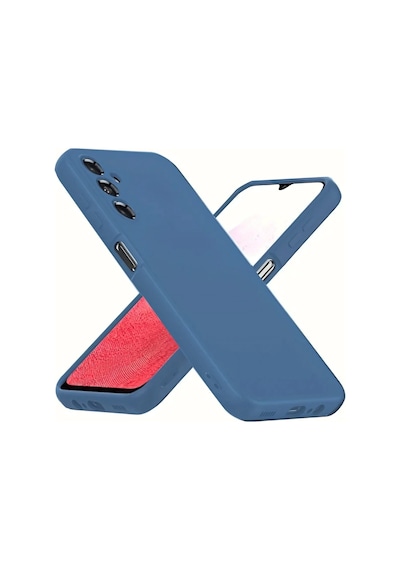 Newface - 864 - Samsung Galaxy A34 5g Kılıf First Silikon - Matxzngz - - Mavi