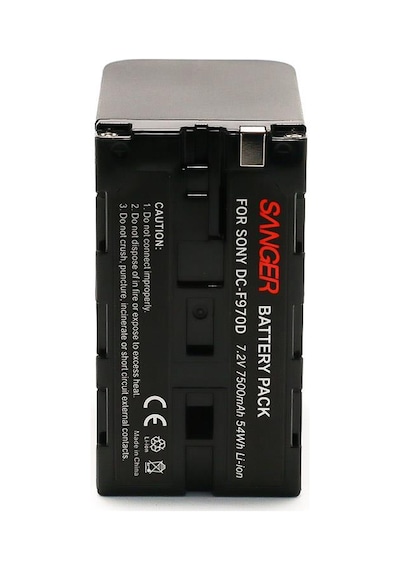 Sony Dsr-Pd190 Dsr-V10 Evo-250 Fdr-Ax1 için Sanger Np-F970D Batar