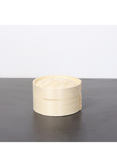 Dim-sum Bambu Buharda Pişirme Ve Saklama Kabı 14 Cm