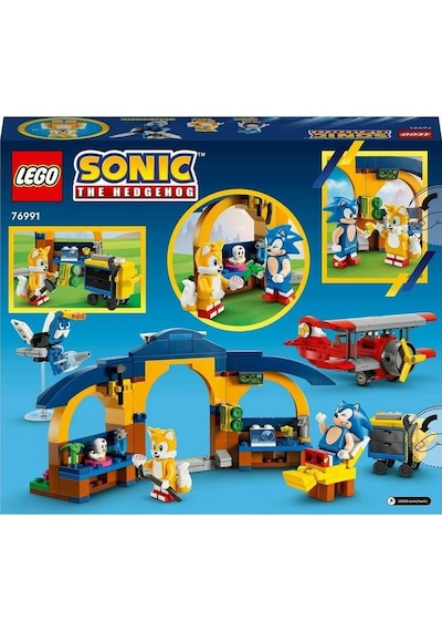 LEGO 76991 Sonic The Hedgehog Tailsin Atölyesi Ve Tornado Uçağı 376 Parça