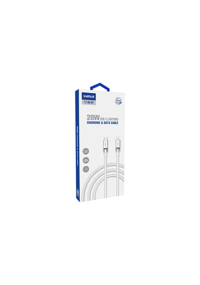 Sunix SC-67 20w Usb-c Lightning Şarj Ve Data Kablosu - Beyaz