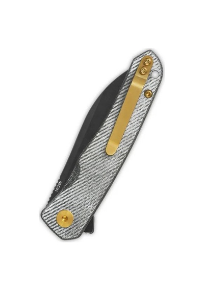 Qsp Otter Kot Kumaş Mikarta Sap Liner Lock 14c28n Çelik Kamp Çakı Qs140-f2 Kum