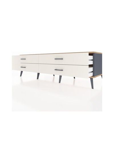 Kronos Tv Ünitesi 4 Çekmeceli 176x59x51 Antrasit-çam/aytaşı Atlas Çam/aytası Kronos Tv Ünitesi 4 Çekmeceli 176x59x51 Antrasit-çam/aytaşı Atlas Çam/aytası