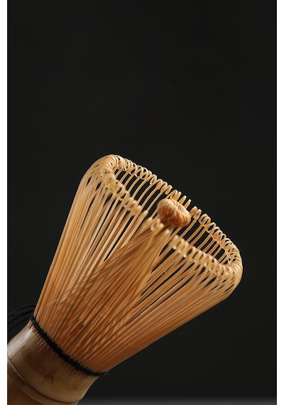 3 Parça Matcha Çayı Fırça Ve Bamboo Whisk Tutucu Ve Bambu Kaşık Set Mt155 Yeşil