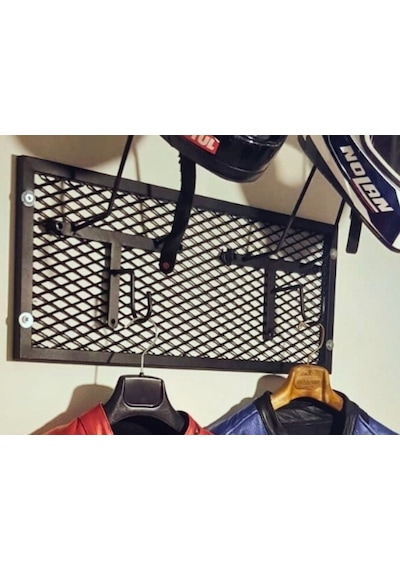 Motorcu Kask Askısı, Metal Kask Askısı Se-x2 Iron X2v4