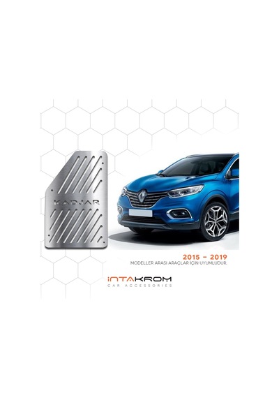 intakrom Renault Kadjar Krom Ayak Dinlendirme Pedalı intakrom Renault Kadjar Krom Ayak Dinlendirme Pedalı
