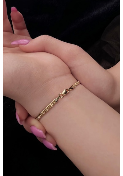 14 Ayar Altın Sık Gurmet Bileklik 2.80 Mm Sarı Altın