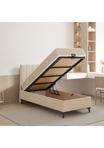 Luna Comfort Tek Kişilik Yatak Baza Başlık Set 3'lü Set 100x200 Konuma Özel Teslimat 100 x 200