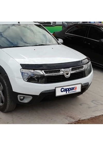 Dacia Duster Ön Kaput Koruma Rüzgarlığı 3mm Akrilik (ABS) Parlak