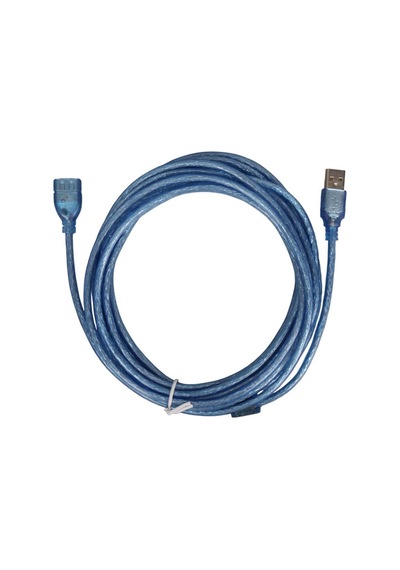 Şeffaf/mavi 5 Metre Usb 2.0 Uzatma Kablosu