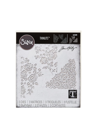 Thinlits Delgeç Şablonları-geschenkgutscheinbeutel Tim Holtz, Çelik, Çok Renkli, 19.1 X 14.4 X 0,4 Cm