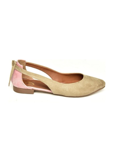 Fox Shoes H726324002 Ten Süet Kadın Babet Ten-süet Ten Rengi
